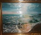 "Sea" oil, canvas
