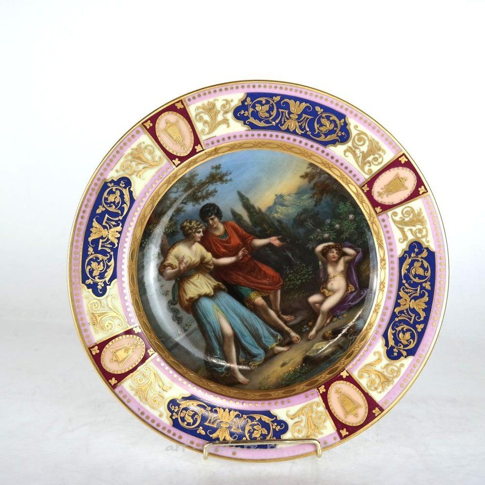 Royal Vienna Porcelain , Royal Vienna Octagonal Plate