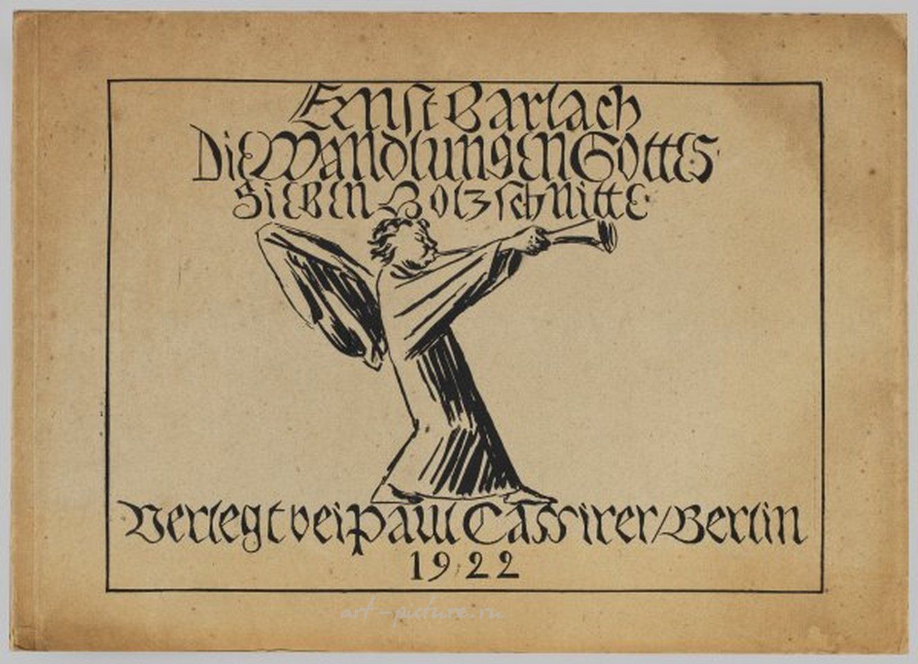 Ernst Barlach was a German expressionist sculptor, printmaker, and writer. He was born on January 2, 1870, in Wedel, Germany, and died on October 24, 1938, in Rostock, Germany. Barlach's artistic career spanned several decades, during which he create