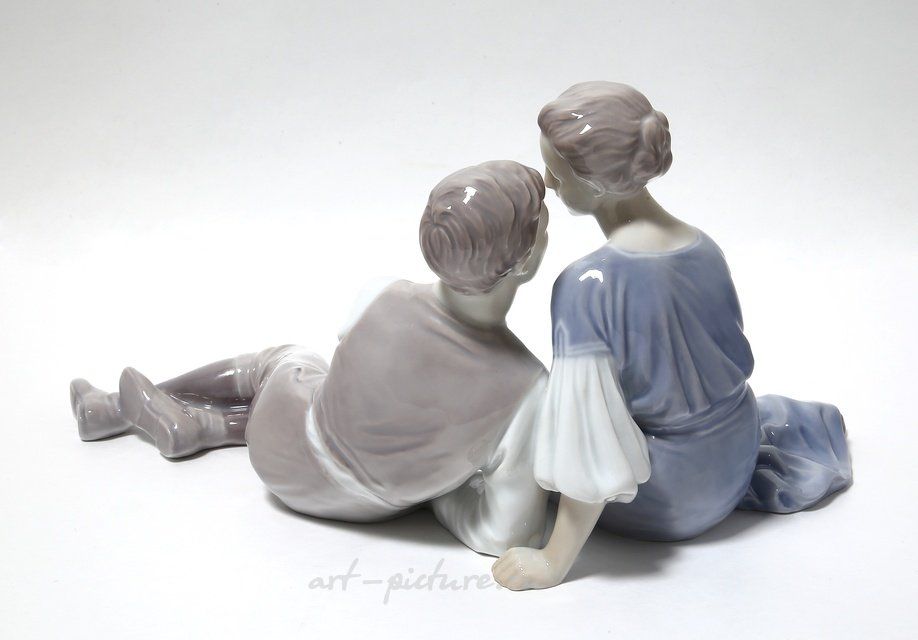 "Young Love. Denmark, Copenhagen, Bing & Grondahl"