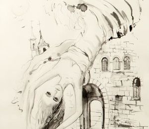 First Snow (First Snow) Paper, Mascara (Paper, Ink)