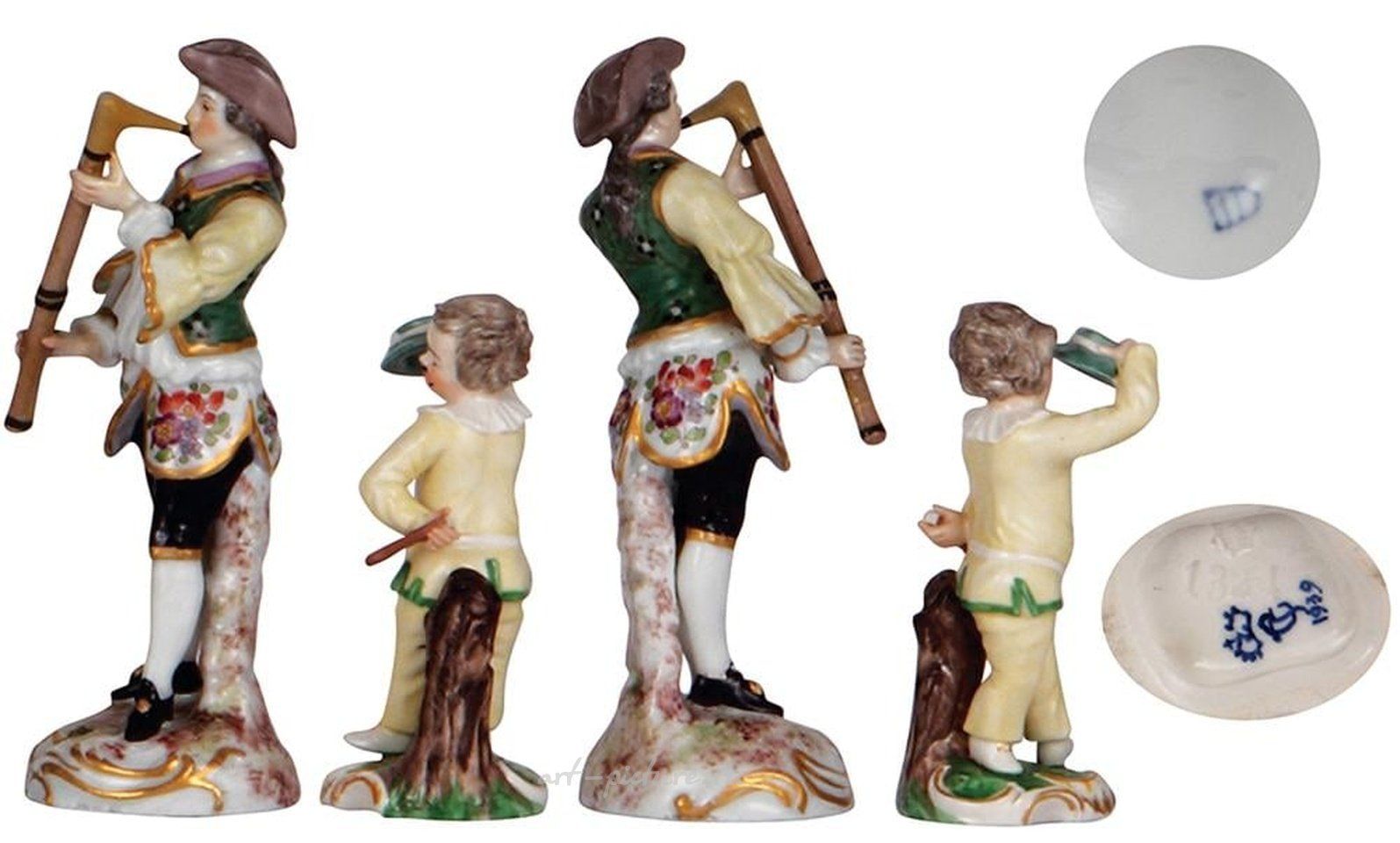 Royal Vienna Porcelain , PAIR ALLACH PORCELAIN FIGURINES