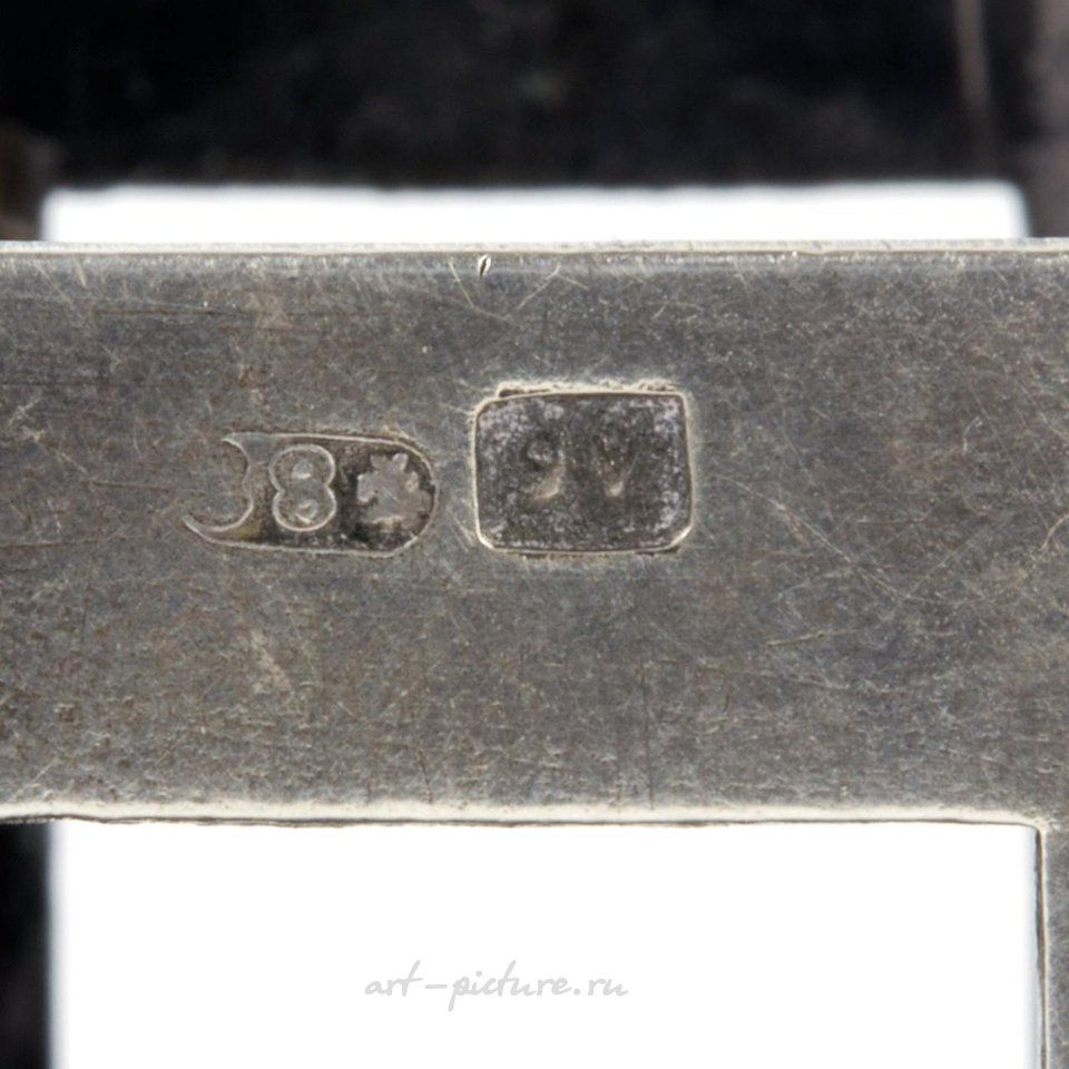 Русское серебро , Серебряная подставка для спичек. Андрей Брагин, Санкт-Петербург