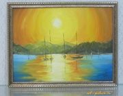 Golden Bay canvas, oil