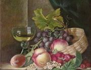 Still-life.A free copy of the painting by Edward Ladell a