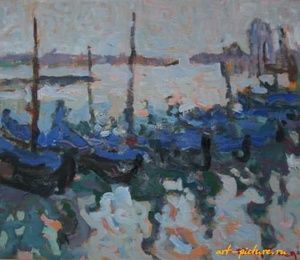 Venice.Canvas, oil.60 x 80 cm