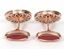 Императорские русские манжетные пуговицы из 14-каратного розового золота с бриллиантами