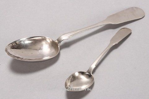 Русское серебро, Русская серебряная ложка для просеивания