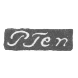 The signature of the artist Tenners Paul Magnus - Leningrad - initials "P Ten"