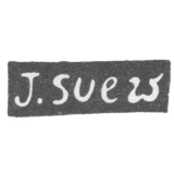 Claymo Master Zuev Ivan Matveyev - Vlogda - initials of J.SUEW - 1816.