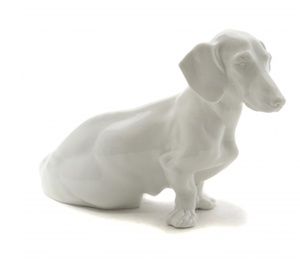 Porcelain figure "Dachshund".Herend