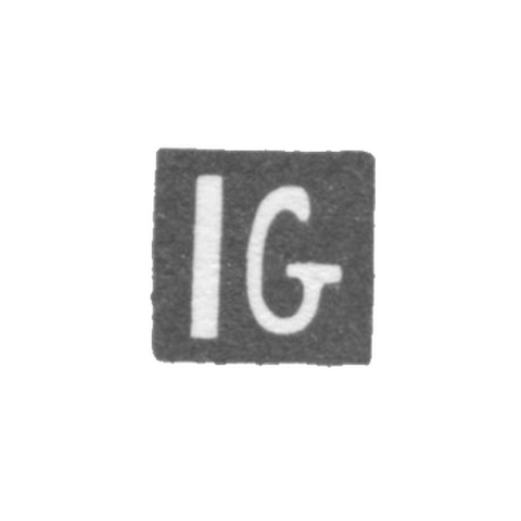 Claymo Master Galnbek Julius Voldemar - Tallin - initials of the IG - 1855-1898.