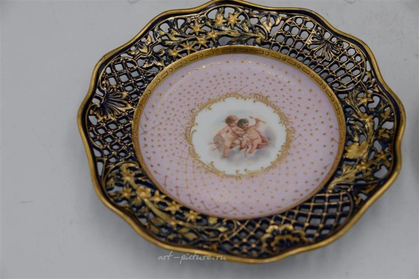 Royal Vienna Porcelain , Two Cabinet Plates, to include Dresden, along with Royal Vie...