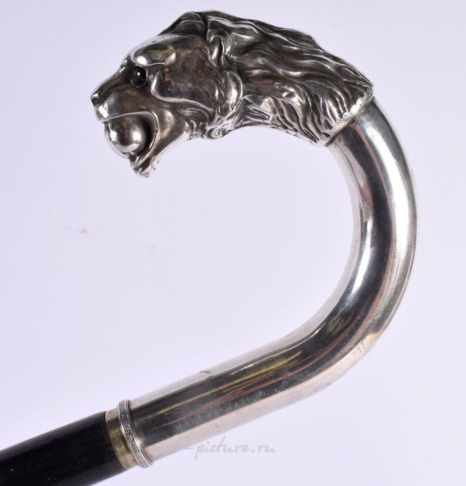 Русское серебро , Очень редкий 19-вековый русский меч-трость