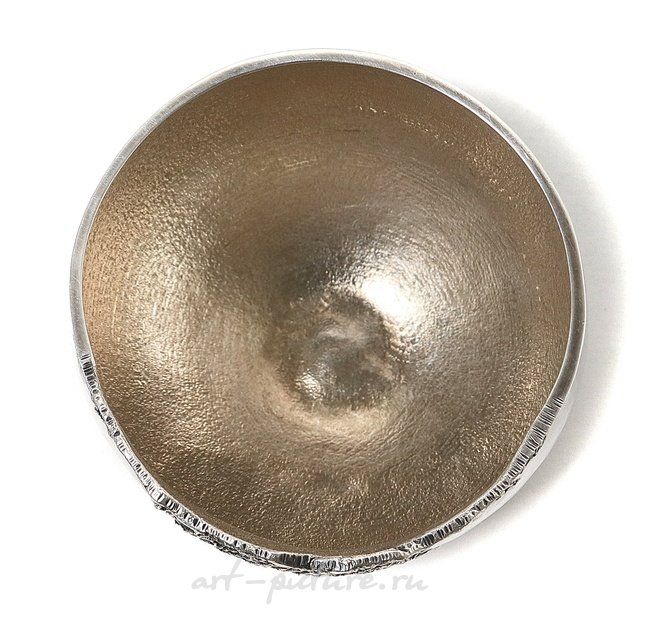 Designer silver goblet - weeble. Sweden, 1985. Designer Karlheinz Sauer.