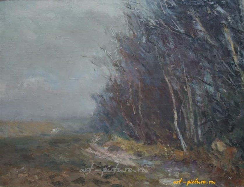 Смеркается. Холст, масло. 50 х 60 см