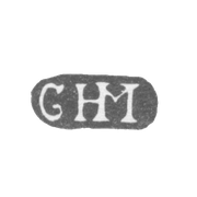 Клеймо мастера Хельмут Карл Густав - Ленинград - инициалы "GHM"