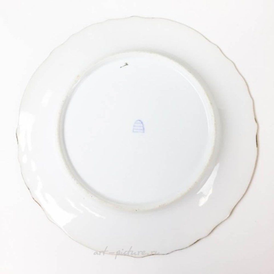 Royal Vienna Porcelain , Set of 11 Royal Vienna Porcelain Fish Plates