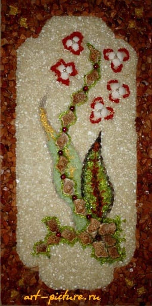 Купить картину "Мозаичное панно Драконьи цветы / Dragon flowers Мозаика ...