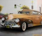Статуэтка Retro car 1 oil, canvas)