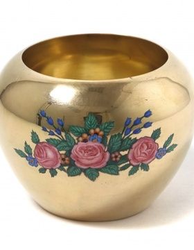 купить Серебряная солонка с розами. Россия, Овчинников, 1908-1926 гг.