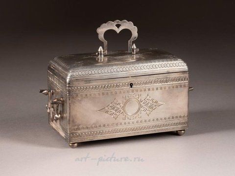 Русское серебро, СЕРЕБРЯНЫЙ САКВОЯЖ Русский, Москва, 1863 г. От р