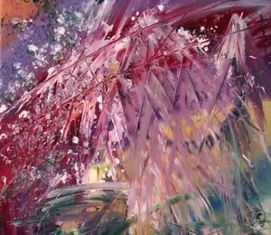 Fantasy canvas, oil, abstractionism