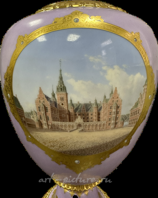 Royal Copenhagen vase 19th century