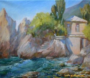 Chekhov Bay canvas, oil