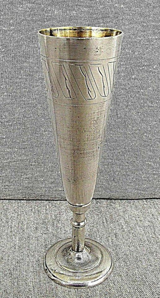 Russian silver , Russian USSR old gilt sterling silver 875 engraved liquor vo...