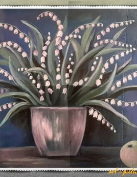 купить Ландыши акрил, дерево 