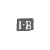 The stigma of the master Bergstrom Ion - Leningrad - initials "I -B"