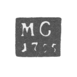 Claymo Probe Master Yaroslava - Mihail Serebrenica - initials of IP 1735-1766.