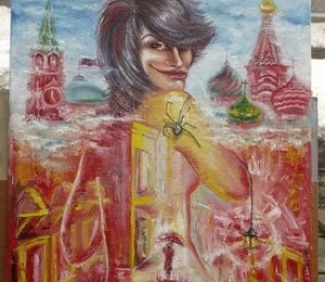 Moscow oil, canvas