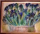 Статуэтка * Irises* oil, canvas