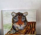 Статуэтка Ussuri tiger canvas, oil