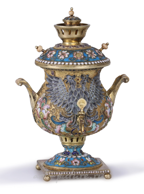 "Silver miniature Samovar. Vasily Konvalenko"