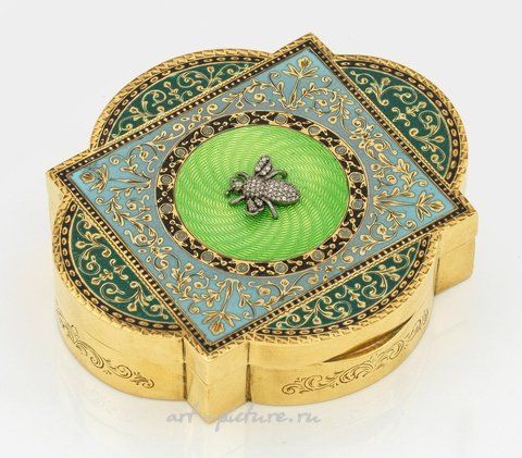 Russian silver, Magnificent decorative box