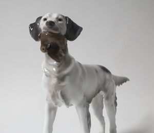Setter with a partridge