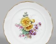 Декоративная тарелка с цветочным узором из Мейсена, около 1900 года