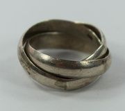 Серебряное обручальное кольцо из русского серебра (925)