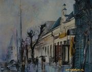 Sovetskaya Oil Street, canvas