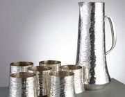 Tapio wirkkala silver designer jug and 6 glasses