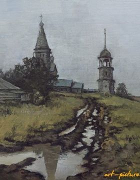 купить Церковь Вознесенская Холст/Масло