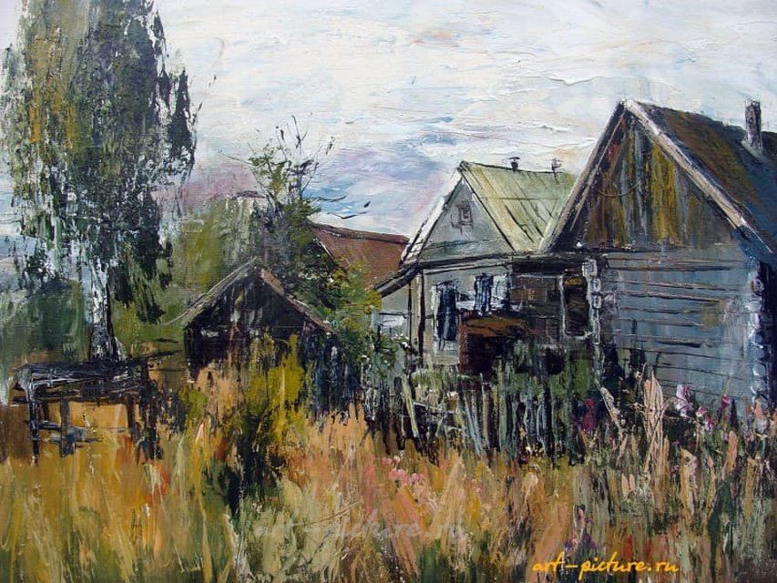 Лето в Майроском акрил,холст