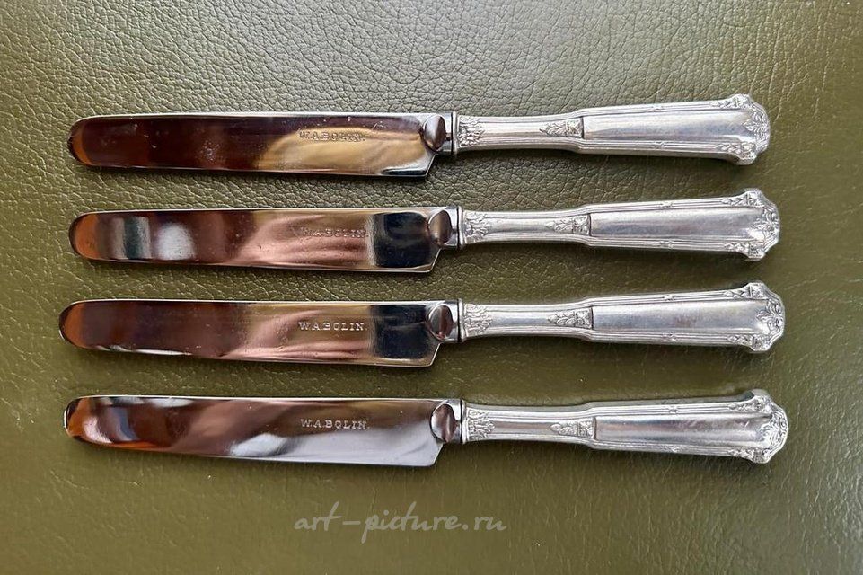 Серебряные ножи. Столовое серебро Bolin Болин