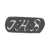 The stamp of Master Blom Johann Henrik - Leningrad - initials "I-H-B"