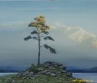 купить Первая звезда холст, масло 