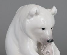 Фарфоровая фигура "Полярный медведь". Royal Copenhagen