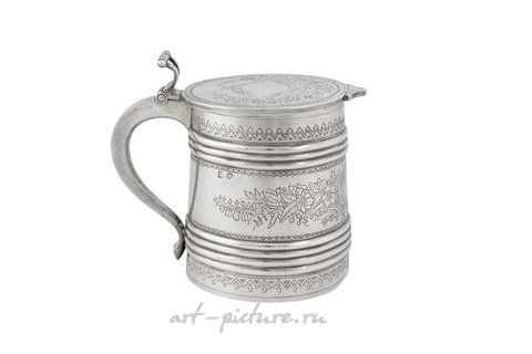 Russian silver, An Alexander I early 19th century Russian 84 zolotnik silver...